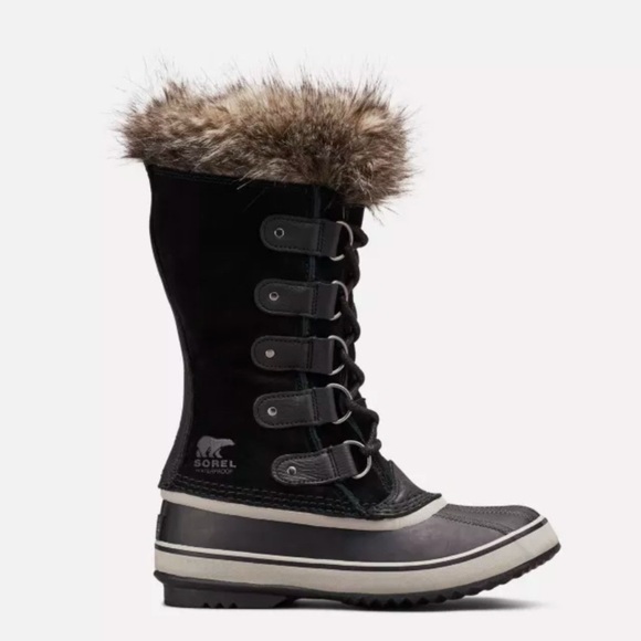 Sorel Joan of Arctic Waterproof Boot in‎ Black Size 6.5 - Picture 1 of 9